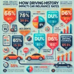 How does my driving history impact my insurance rates